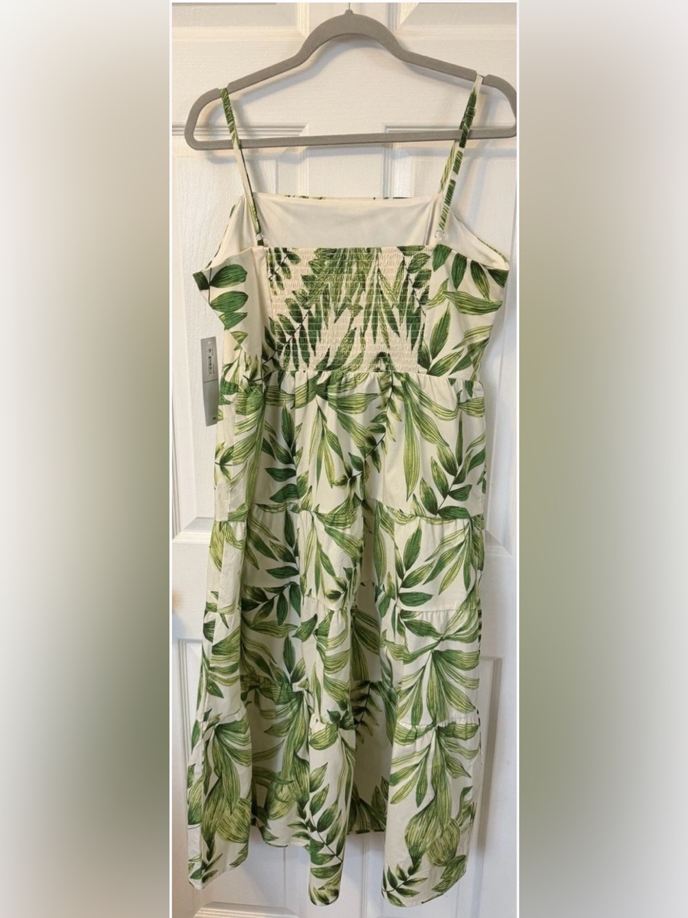 London Times Women's Marge Midi Dress - Ivory/Wild Lime - Sz Large - Picture 5 of 6
